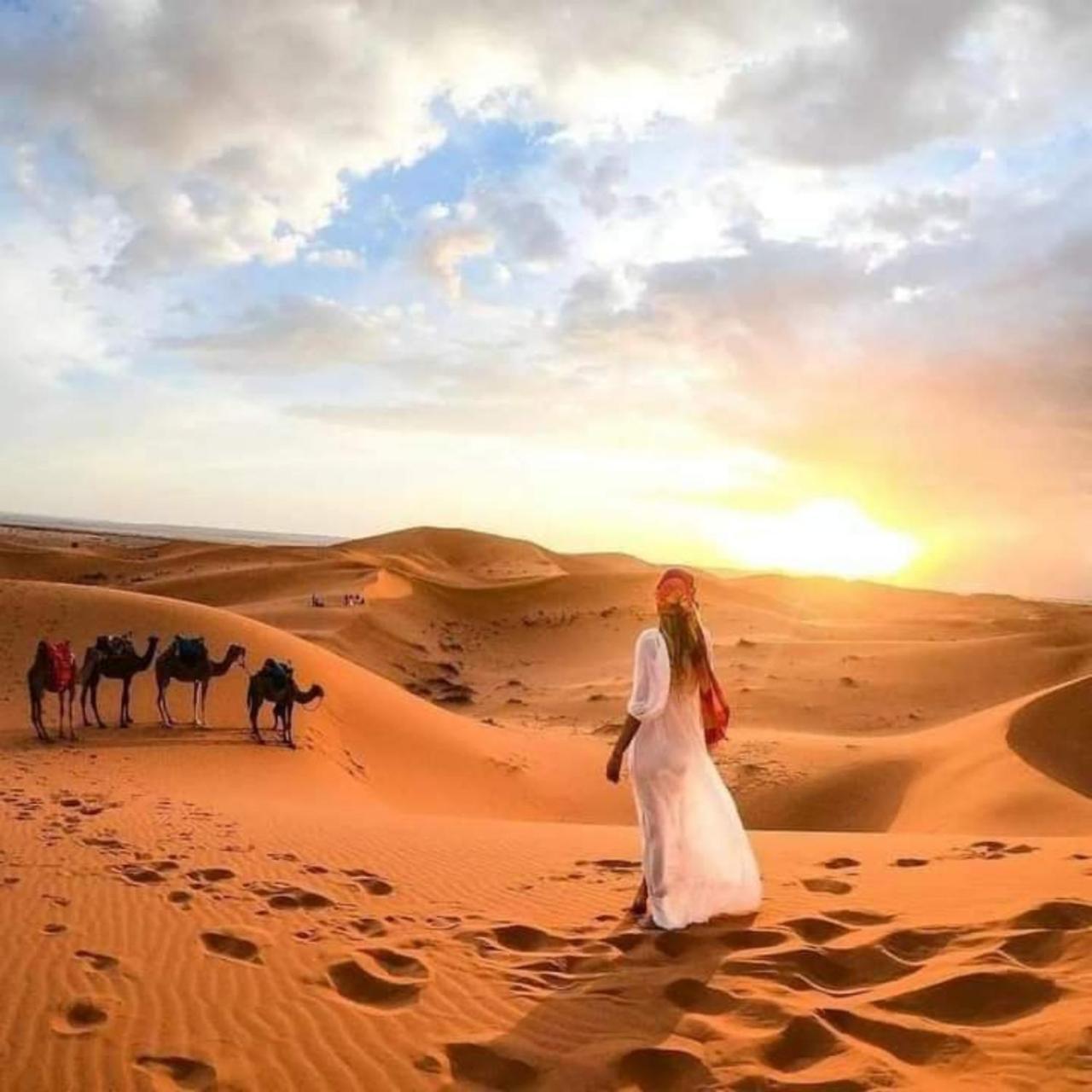 Desert Paradise Luxury Camp Мерзуга Экстерьер фото